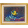 Image 1 : Flounder production cel from The Little Mermaid