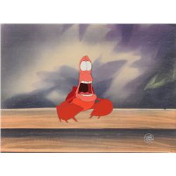 Sebastian production cel from The Little Mermaid