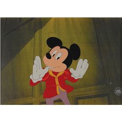 Mickey Mouse production cel from The Prince and the Pauper