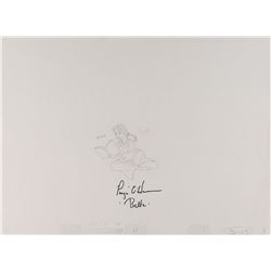 Belle production drawing from Beauty and the Beast