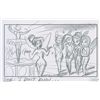 Image 1 : Tinker Bell production storyboard drawing from a Fairy DVD