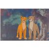 Image 1 : Simba and Nala production cel from The Lion King 2