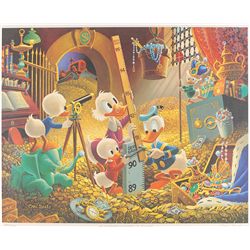 Carl Barks limited edition signed lithograph ‘An Embarrassment of Riches’