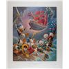 Image 1 : Carl Barks limited edition signed lithograph ‘Afoul of the Flying Dutchman’