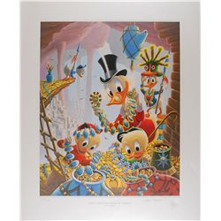 Carl Barks limited edition signed lithograph ‘First National Bank of Cibola’