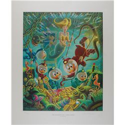 Carl Barks limited edition signed lithograph ‘The Makings of a Fish Story’