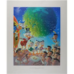 Carl Barks limited edition signed lithograph ‘An Astronomical Predicament’