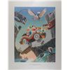 Image 1 : Carl Barks limited edition signed lithograph ‘Leaving Their Cares Behind’