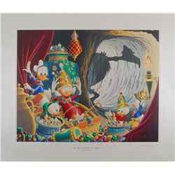 Carl Barks limited edition signed lithograph ‘In the Cave of Ali Baba’