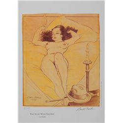 Carl Barks limited edition signed lithograph ‘The Nude With the Hat’