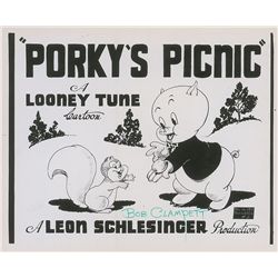 Porky Pig original studio still from Porky’s Picnic