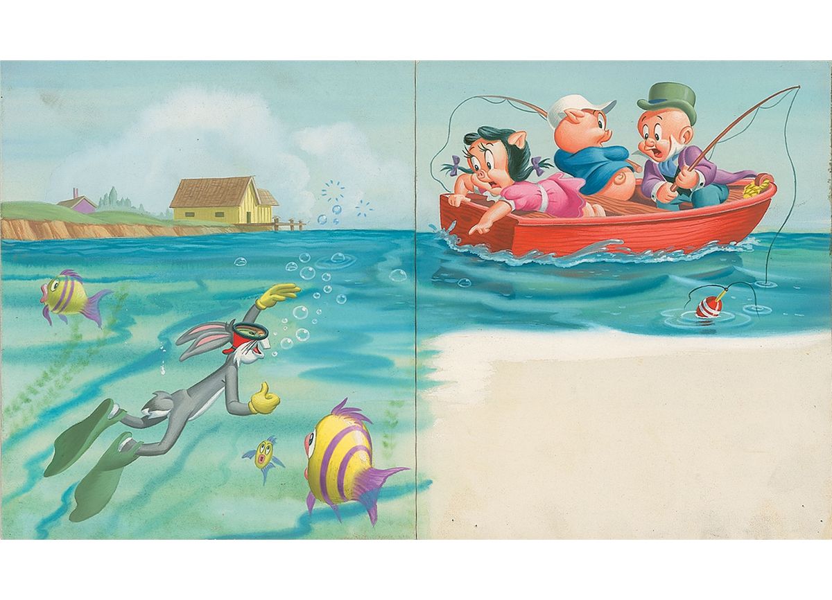 Download Bugs Bunny Porky Pig Elmer Fudd And Petunia Pig Watercolor For Android Free Wallpaper Bugs Bunny Porky Pig Elmer Fudd And Petunia Pig Watercolor For Free