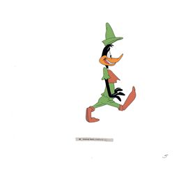 Daffy Duck production cel from Robin Hood Daffy