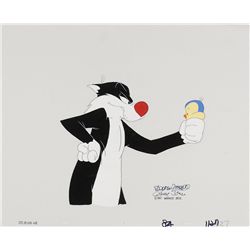 Sylvester and Bird production cel from Father of the Bird