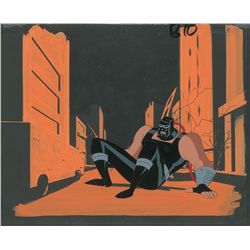 Bane production cel and production background from Batman: the Animated Series TV Show