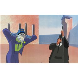 Joker and Henchmen production cel from the Batman Beyond TV Show