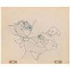 Image 1 : Tom and Jerry production drawing from Flirty Birdy