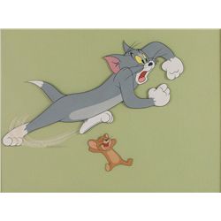 Tom and Jerry production cel setup from a 1950s Theatrical Cartoon