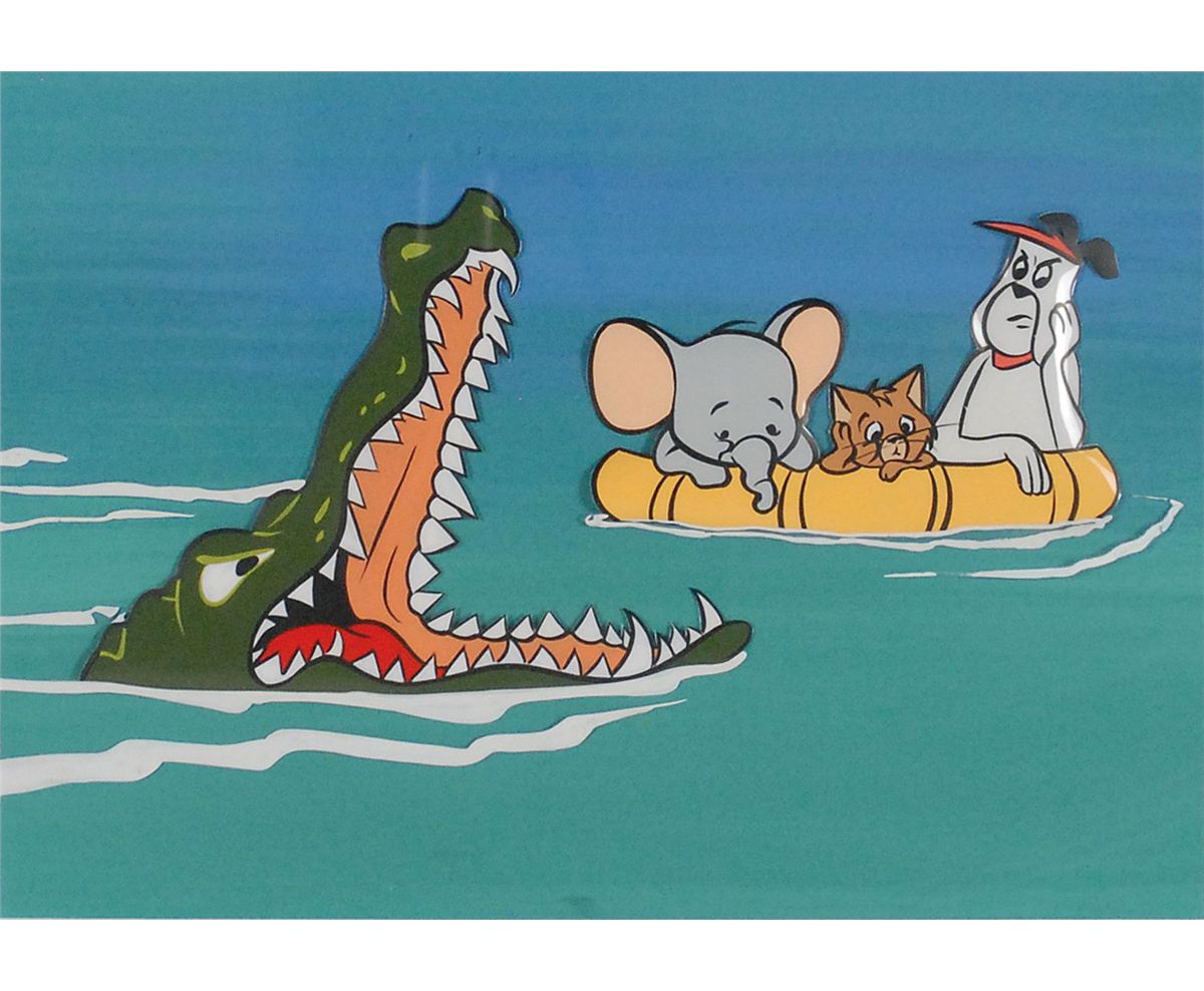Ruff Reddy Ruff and Reddy production cel from the Ruff and Reddy TV Show