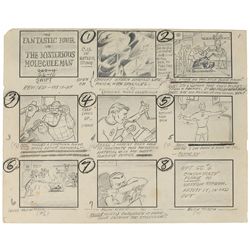 Complete episode of (30) production storyboard drawings from The Fantastic Four