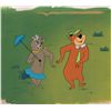 Image 1 : Yogi and Cindy Bear production cel from Hey There, It’s Yogi Bear