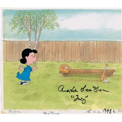 Lucy production cel from Charlie Brown