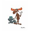 Image 1 : Rocky and Bullwinkle publicity cel from the Rocky and Bullwinkle TV Show