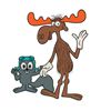 Image 2 : Rocky and Bullwinkle publicity cel from the Rocky and Bullwinkle TV Show