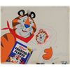 Image 1 : Tony the Tiger and Baby Tiger production cel and drawing from a Frosted Flakes TV Commercial