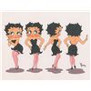 Image 1 : Betty Boop model sheet painting likely used for merchandising