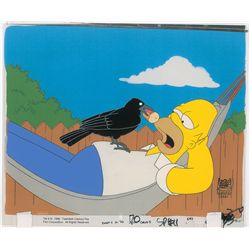 Homer Simpson production cel from The Simpsons