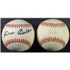 Image 1 : 2- AUTOGRAPHED BASEBALLS, FAY VINCENT & DON BUDLIN