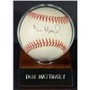 Image 1 : DON MATTINGLY AUTOGRAPHED BASEBALL