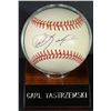 Image 1 : CARL YASTRZEMSKI & BOBBY BROWN AUTOGRAPHED BASEBALL