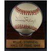 Image 1 : WILLIE STARGELL AUTOGRAPHED BASEBALL