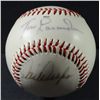 Image 1 : TOM LA SORDA & WALT DROPO AUTOGRAPHED BASEBALL