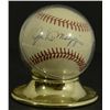 Image 1 : JOE DiMAGGIO AUTOGRAPHED BASEBALL on AMERICAN LG BALL