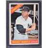 Image 1 : 1966 TOPPS #50 MICKEY MANTLE