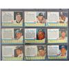 Image 1 : 1962 POST COMPLETE INDIANS TEAM SET #'S 37-45
