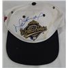 Image 1 : autographed 1995 WORLD SERIES CAP, UNIDENTIFIED CLEVELAND INDIANS, lightly stain