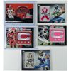 Image 1 : 5-NFL Commemorative Patch Cards, Bengals, Cardinals