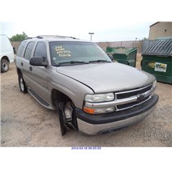2001 - CHEVROLET TAHOE