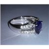 Image 2 : 3.810g Ring of Amethyst and Cz 925 Sterling Silver
