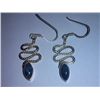 Image 1 : 3.540g Earring of Tanzanite Sterling 925 Silver