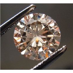 IGITL Cert. 0.24 CTW Round Diamond, Brown