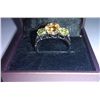 Image 5 : 2.130g Ring of Peridot and Citrine Sterling 925 Silver