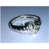 Image 2 : 2.640g Ring of Peridot and CZ Sterling 925 Silver