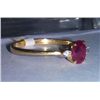 Image 2 : 1.69g Ring made of 18kt Gold , 0.04 Ct Diamond and 0.59 Ct Ruby