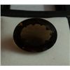 Image 1 : 27.10 Ct Smoky Quartz Stone of Oval Shape