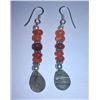 Image 1 : 5.700g Earring of Semi-Precious Gemstone Sterling 925 Silver